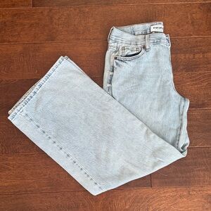 RSQ Mid Rise Wide Leg Blue Jeans